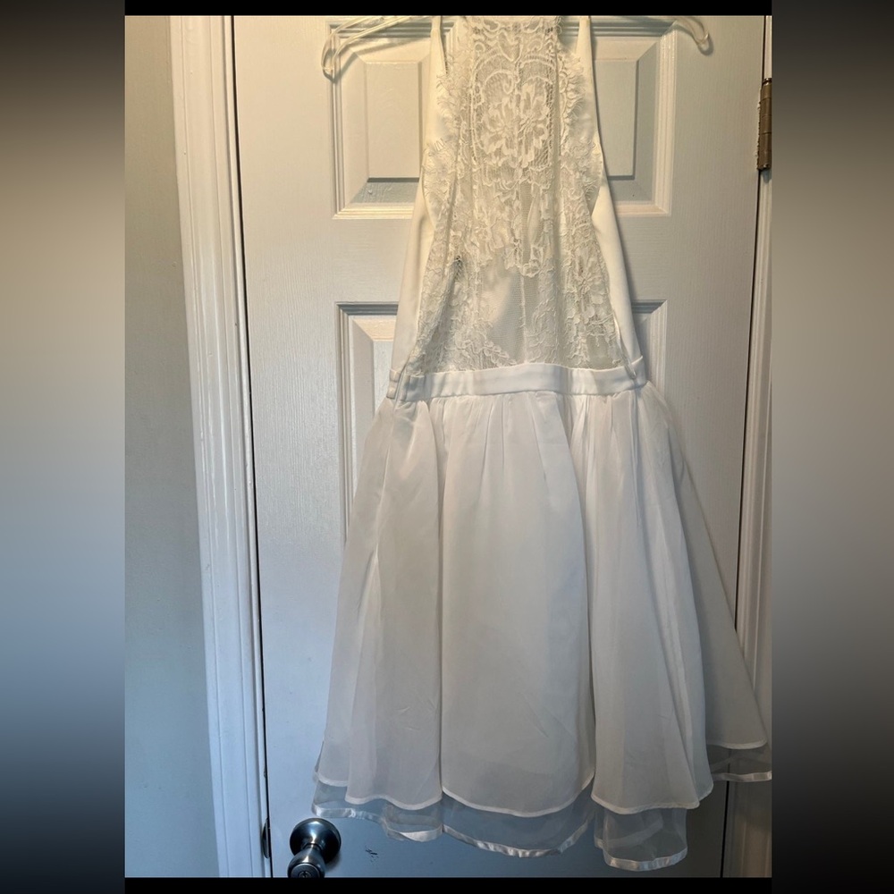 White Flowy Dress
